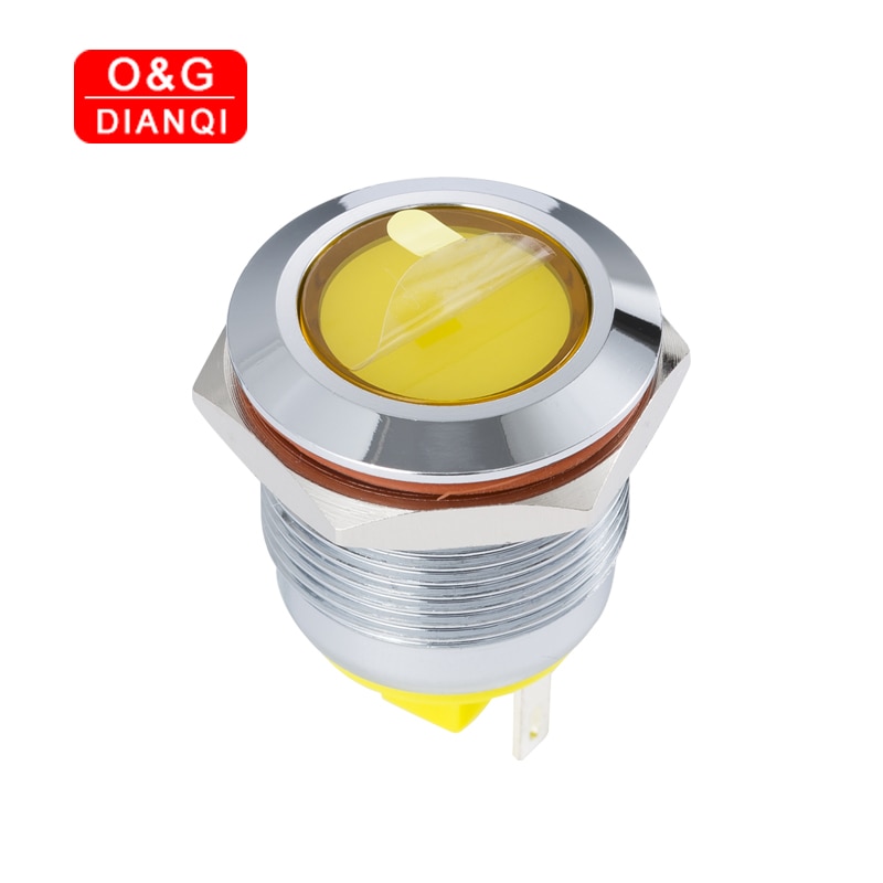 IP66  äο  LED ݼ  ǥ  19mm  Ϸ ȣ  3V 6V 12V 24V 36V DC ̾